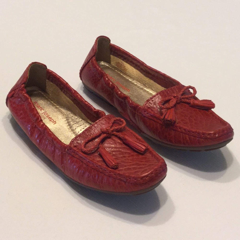 marc joseph Driving Style Mulberry Leather Loafers